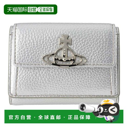日本直邮Vivienne Westwood 三折钱包 PEU GRAIN SMALL FLAP PURS