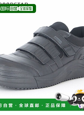 日本直邮MOONSTAR 工作鞋 MS ADT03 男女通用黑色可调节带轻便耐3