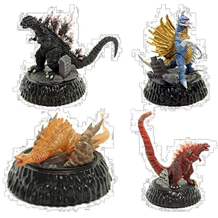 自营|Bandai万代手办景品HGD+哥斯拉03全4款套装模型玩具