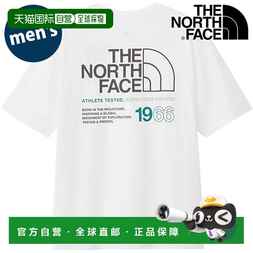 日本直邮THE NORTH FACE 短袖 ES 66 徽标宽T恤 [NT32597-W SS25]