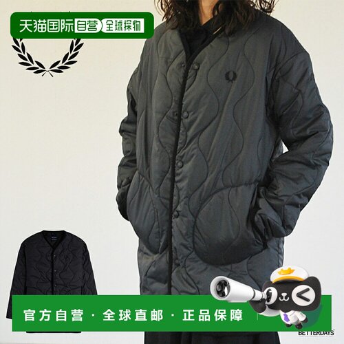 日本直邮Fred Perry Lavenham 女士绗缝内胆夹克 SJ8132