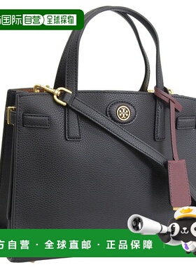 【99新未使用】日本直邮Tory Burch 女士手提包 皮革 黑色 ROBINS