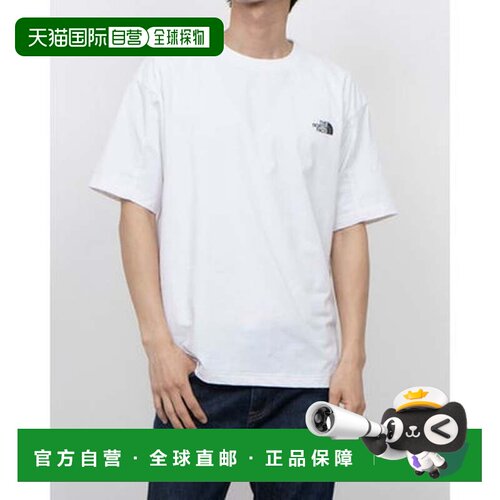 日本直邮THE NORTH FACE 北面男款越野跑步短袖T恤S/S ES Logo Wi