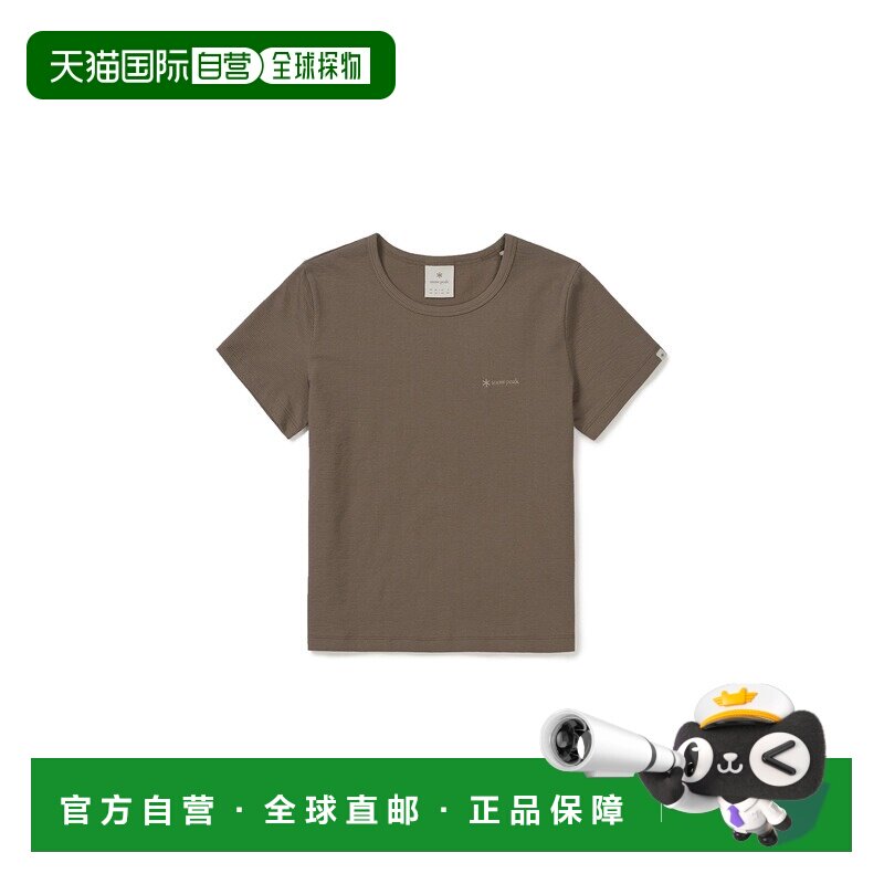 日本直邮Snow Peak 女装 竖条纹短袖T恤 GSS26MWFTS39