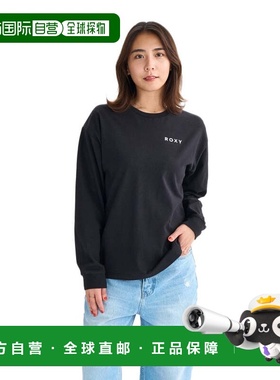 日本直邮ROXY HISTORICAL LOGO长袖T恤 25FWRLT254042BLK [女装T]