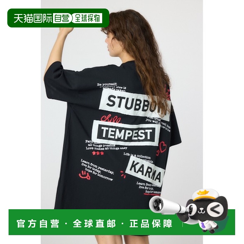 1h可退 日本直邮RODEO CROWNS WIDE BOWL 女士宽松印花连衣裙 420