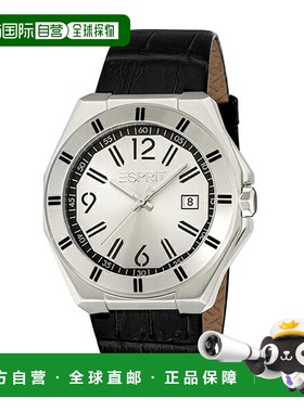 日本直邮ES1G490L0015 ESPRIT 石英银色男士手表