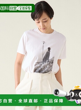 1h可退 日本直邮martinique 女士Sam Haskins摄影印花T恤  A0352U