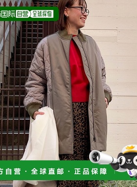 1h可退 日本直邮MICO COULIER 女装 中綿宽松连帽长款外套  50819