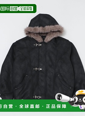 1h可退 日本直邮Figments 男女同款 N2B涂层夹克 半拉链宽松外套