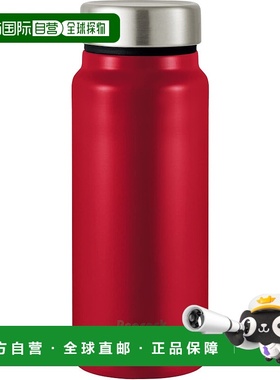 【日本直邮】孔雀 水壶 轻量型 螺丝开盖式400ml 红色AKY-40 R