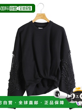 1h可退 日本直邮TELMA 女士 刺绣长袖连帽卫衣 TLM53JE060