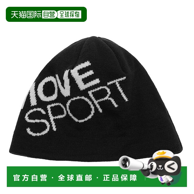 日本直邮DESCENTE 针织logo帽衫贝雷帽 [ST5FCP40U BK00] 帽子