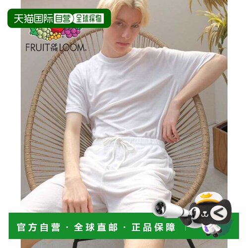 日本直邮FRUIT OF THE LOOM 鲜果布衣圆领毛巾布家居服套装 中性