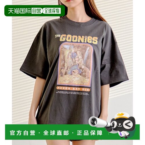 日本直邮SILVER BULLET 男女同款 《The Goonies》复古做旧印花T
