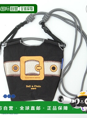 日本直邮Ball&Chain 环保袋迷你单肩包SAN HIDEAKI MIHARA带扣黑S