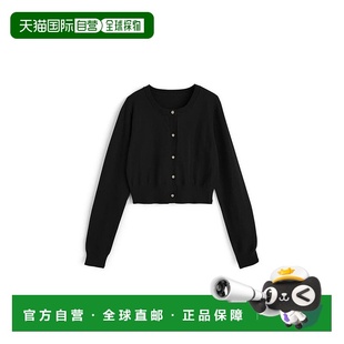 日本直邮日潮 gn542上衣 GRL金色纽扣针织开衫