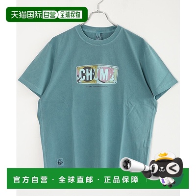 日本直邮CHUMS Record & Donuts T恤 男士上衣 短袖圆领印花T恤[C