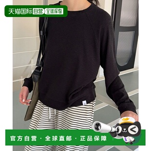 1h可退 日本直邮LOWO 女士简约拉格朗日袖圆领T恤 lwtoyua2509