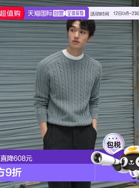1h可退 日本直邮BEAMS PLUS 5号线 缆绒 高领毛衣