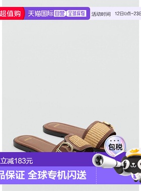 日本直邮MANGO 拉菲娅系列凉鞋 RAFIA MA1658BW036998