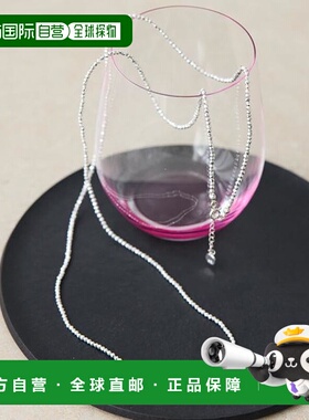 1h可退 日本直邮官方授权 ear PAPILLONNER 赤铁矿×银色长款项链