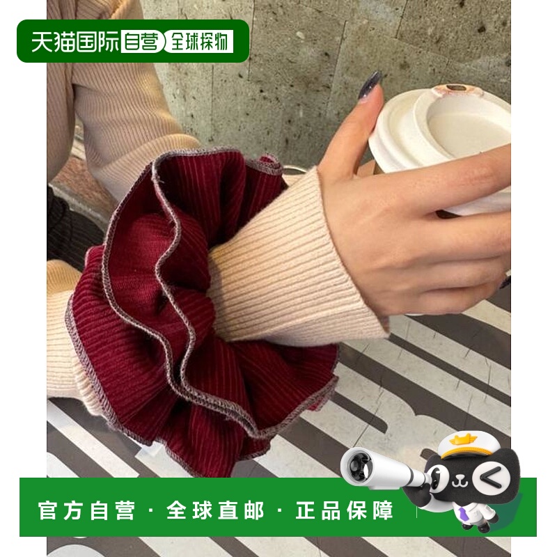 1h可退 日本直邮官方授权 CIAOPANIC TYPY lil灯芯绒蓬松发圈