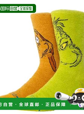 1h可退 日本直邮STANCE 男女同款 GRINCH AND MAX 联名袜子 A555D