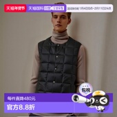 TAION 男士 基础款 日本直邮 圆领纽扣 内胆羽绒服背心 秋冬 羽绒