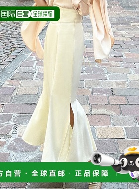 日本直邮JUNOAH 束腰设计蕾丝拼接美人鱼短裙 JU5602EW04707长裙