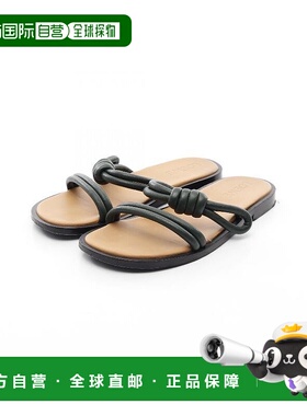 1h可退 日本直邮中古Loewe罗意威女B级9新Sandals凉鞋羊皮鞋绿色B