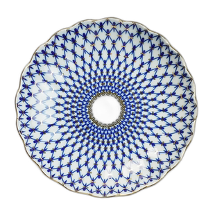 日本直邮Imperial Porcelain 钴网圆盘 21.5cm