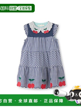 日本直邮日潮 Baby Cheer樱桃格子连衣裙 1552351