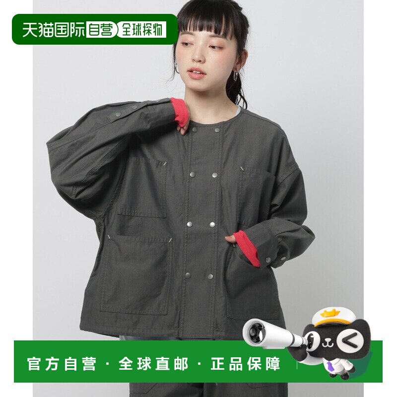 1h可退 日本直邮niko and... 女装 牛津布双排扣工装风上衣 60035