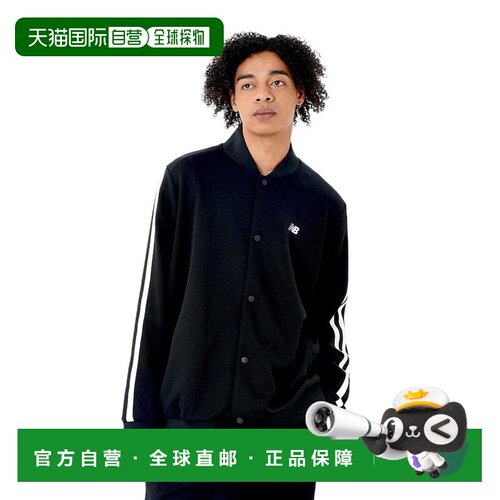 日本直邮New Balance 男士运动夹克 篮球服 黑色 AMJ45183BK