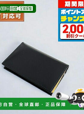 日本直邮Ettinger BRIDLE HIDE 男士名片夹 BH143JR-黑色 黑色 黑