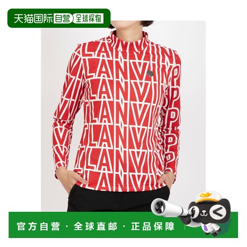 日本直邮LANVIN SPORT 长袖高领衬衫 女士 保暖高尔夫内搭 VG5FLS