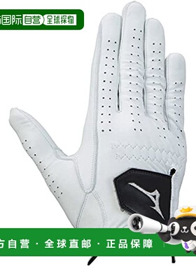【日本直邮】Mizuno美津浓 高尔夫手套 羊皮0.8右手 白色24cm5MJM