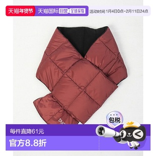 日本直邮TAION 羽绒围巾男女通用短款加厚95% 羽绒尼龙绗缝抓绒内