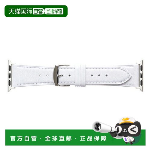 日本直邮RWC037WU Bambi 适用于 Apple Watch白色皮革表带