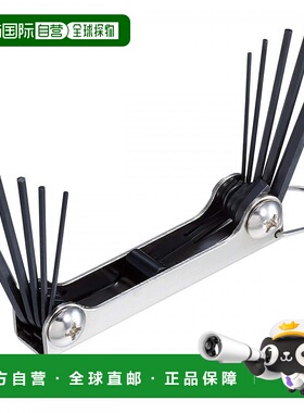 【日本直邮】Hozan宝山六角螺刀10P黑色坚固耐用精致实用W-98