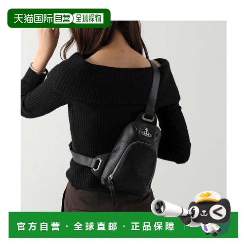日本直邮Vivienne Westwood 斜挎包 58010004U S000D 奥布 N403黑