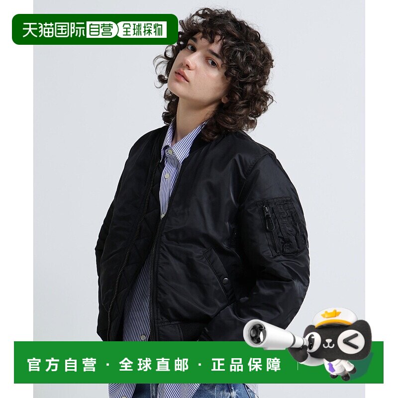 1h可退 日本直邮AVIREX 女士 MA-1改良复古夹克 厚羊毛中棉 日产