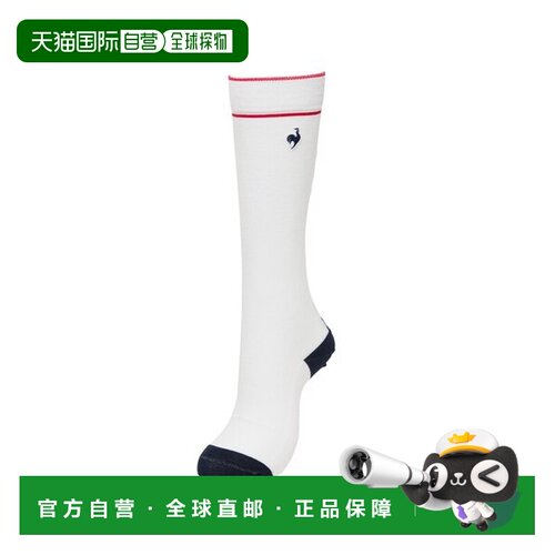 日本直邮DESCENTE 乐卡克高尔夫 DEO SCREEN 后跟线条高筒袜