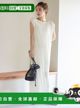 日本直邮KOBE LETTUCE 闪亮百褶长款连衣裙 [E2860]
