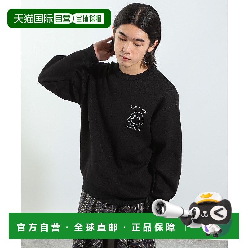 1h可退 日本直邮BAYFLOW男装Shiomi Wada联名插画宽松针织开衫 60