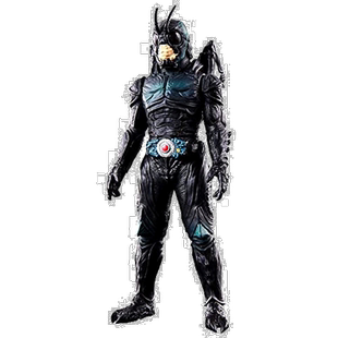 【日本直邮】Bandai万代 手办 假面骑士 黑殿样飞蝗怪人 Black Su
