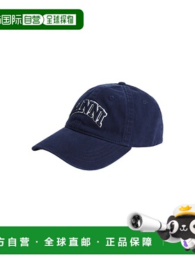 1h可退 日本直邮GANNI 女士水洗棉质刺绣帽 A6902帽子遮阳帽