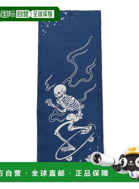 1h可退 日本直邮TOKYO CULTUART by BEAMS 男士髑髅图案手染手巾