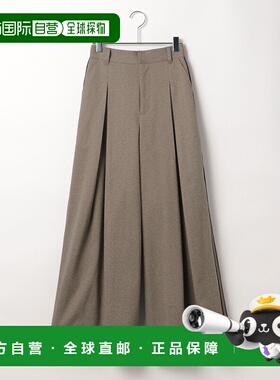 1h可退 日本直邮PAGEBOY 女士经典鱼骨纹高腰长裤 151244休闲裤